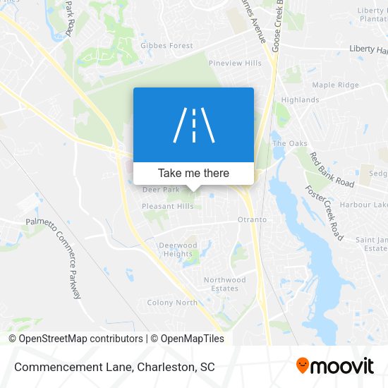 Mapa de Commencement Lane