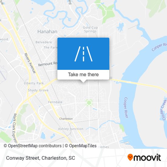 Mapa de Conway Street