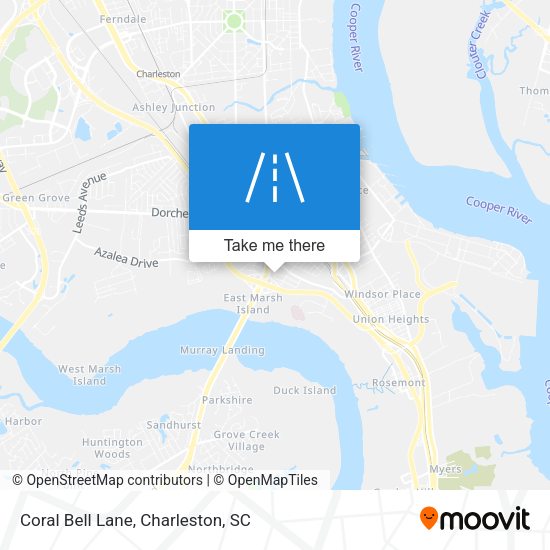 Coral Bell Lane map