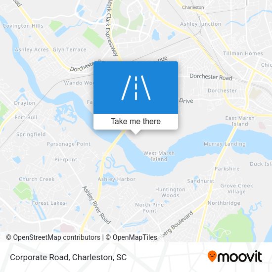 Mapa de Corporate Road