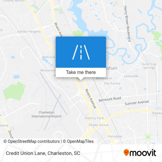 Credit Union Lane map