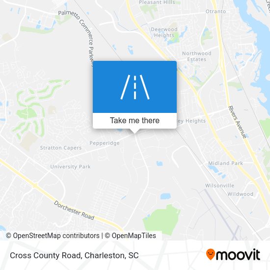 Cross County Road map
