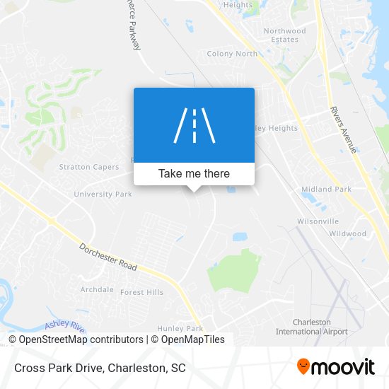 Mapa de Cross Park Drive