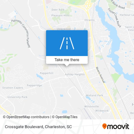 Crossgate Boulevard map