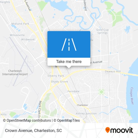 Mapa de Crown Avenue