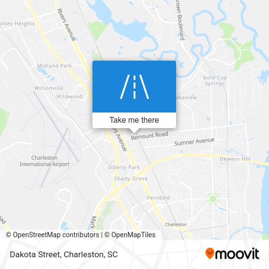 Mapa de Dakota Street