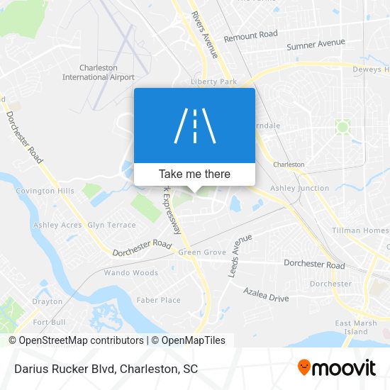 Darius Rucker Blvd map