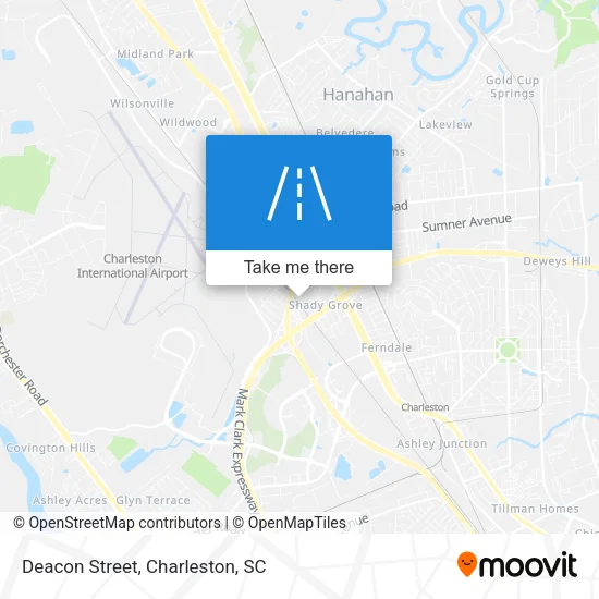 Deacon Street map