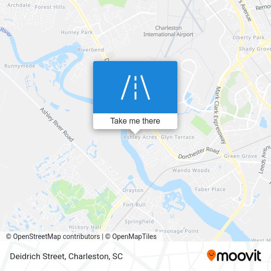 Mapa de Deidrich Street