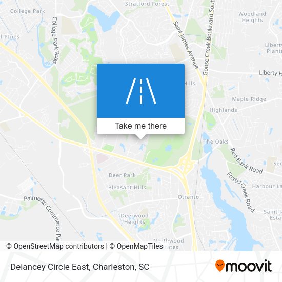 Mapa de Delancey Circle East