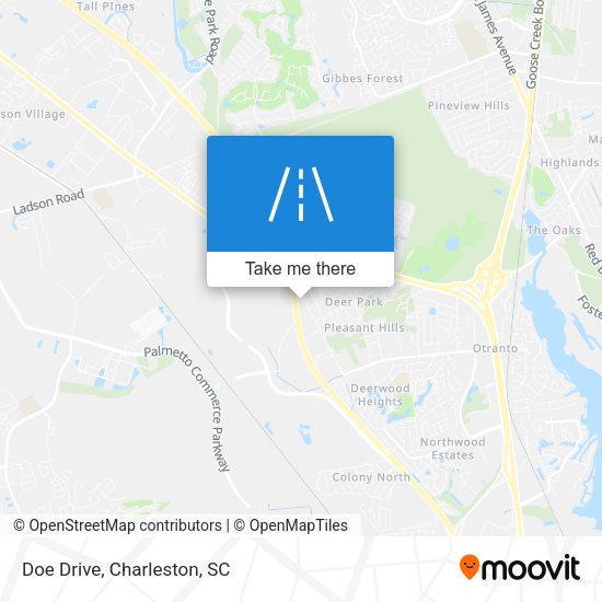 Mapa de Doe Drive