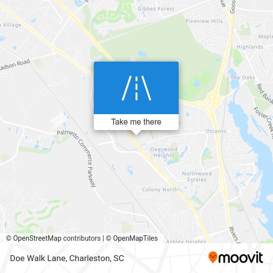 Mapa de Doe Walk Lane