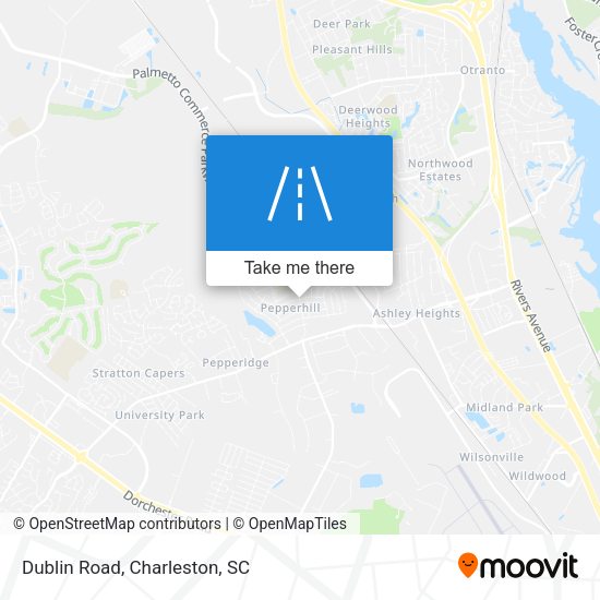 Mapa de Dublin Road