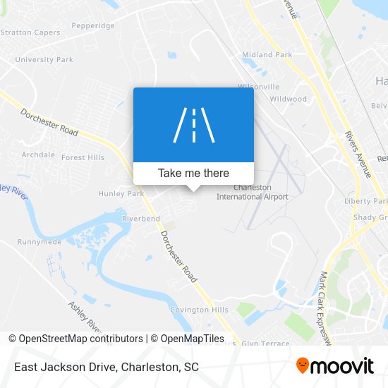 East Jackson Drive map