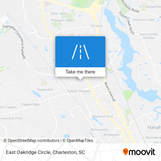 East Oakridge Circle map