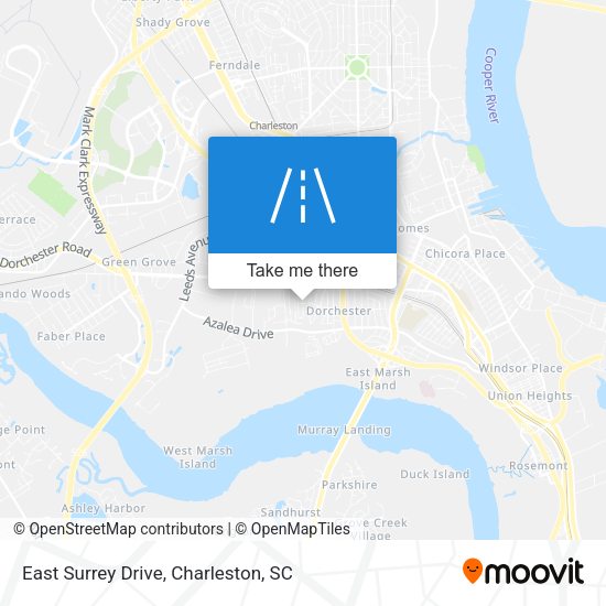 Mapa de East Surrey Drive