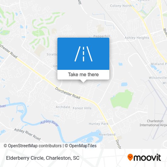 Elderberry Circle map