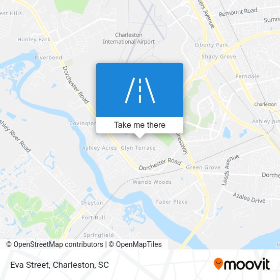 Eva Street map