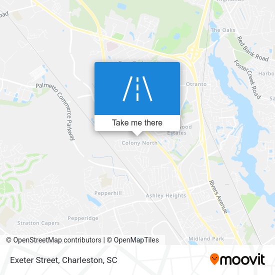 Mapa de Exeter Street