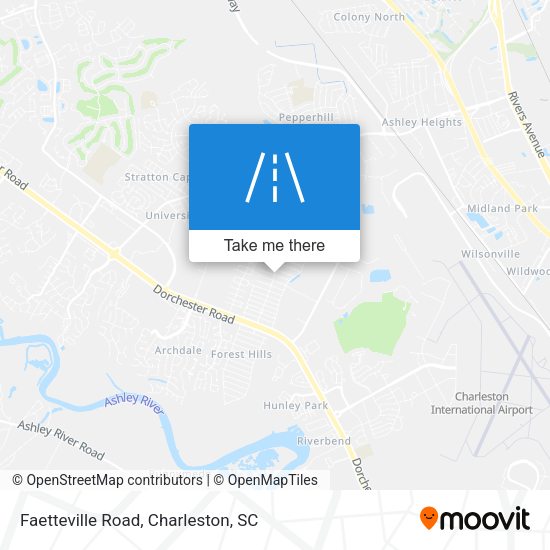 Mapa de Faetteville Road