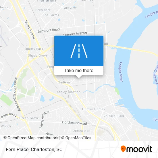 Fern Place map