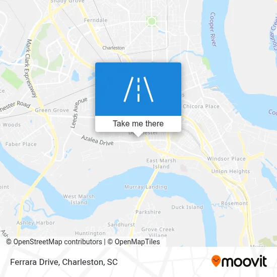 Ferrara Drive map
