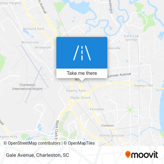 Mapa de Gale Avenue