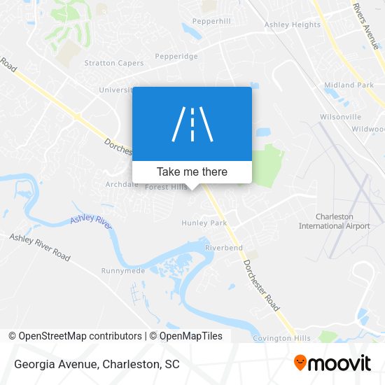 Mapa de Georgia Avenue