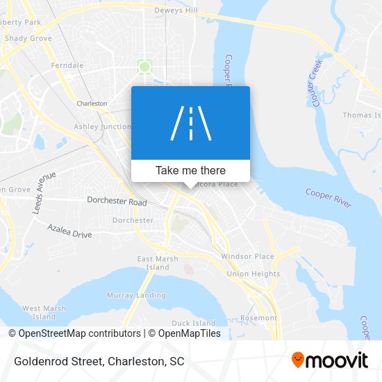 Mapa de Goldenrod Street