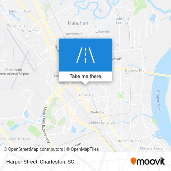 Mapa de Harper Street