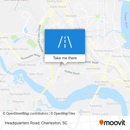 Mapa de Headquarters Road