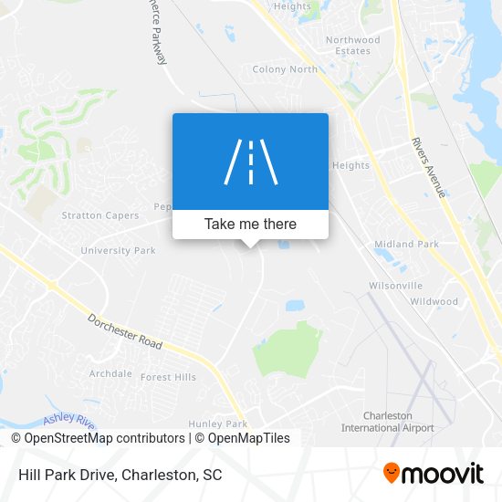 Hill Park Drive map