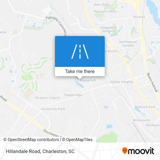 Hillandale Road map