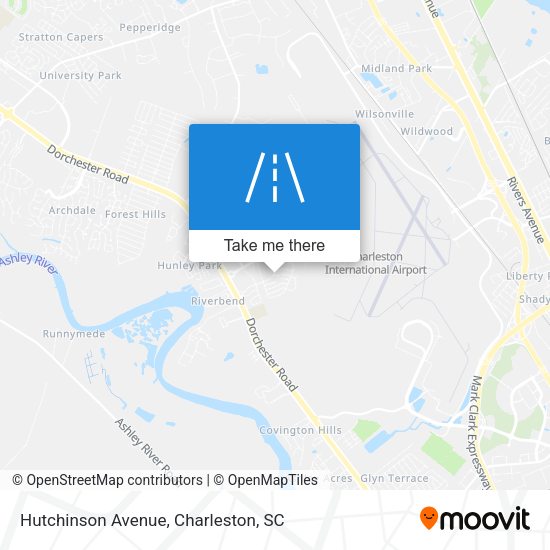Hutchinson Avenue map