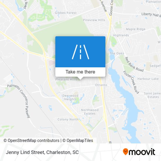 Mapa de Jenny Lind Street
