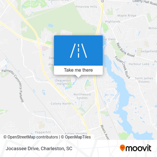 Jocassee Drive map