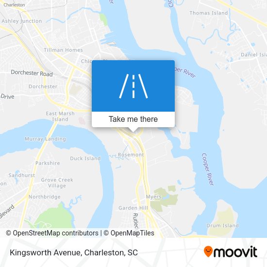 Mapa de Kingsworth Avenue
