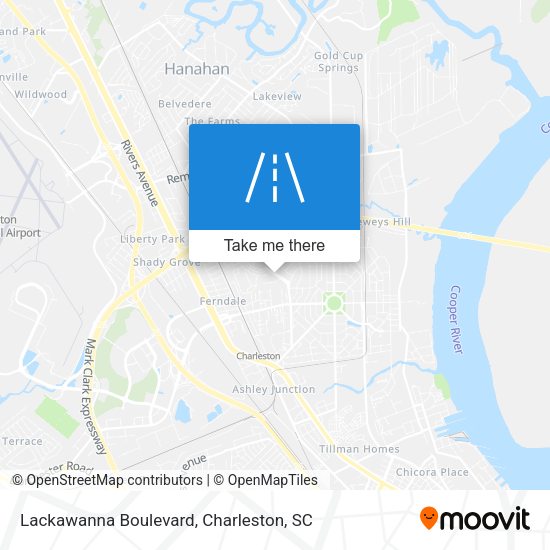 Lackawanna Boulevard map
