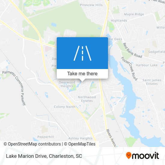 Lake Marion Drive map