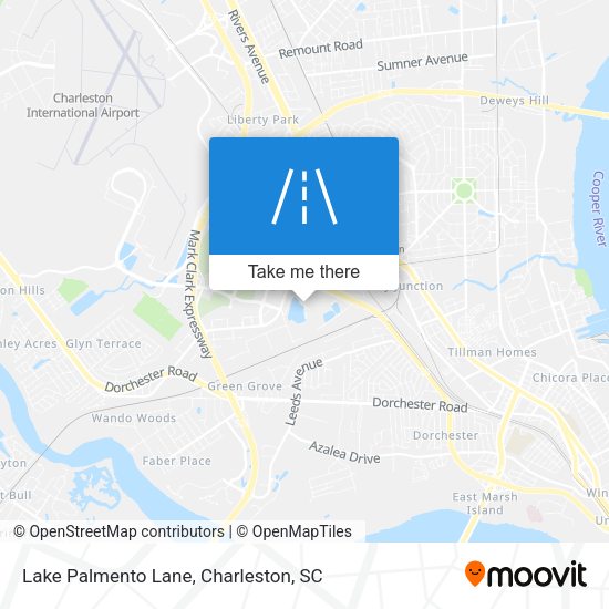 Lake Palmento Lane map