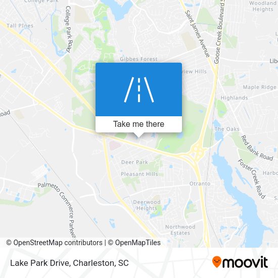 Lake Park Drive map
