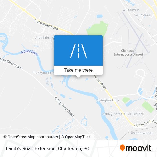 Lamb's Road Extension map