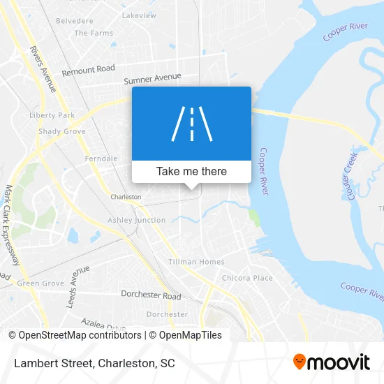 Lambert Street map