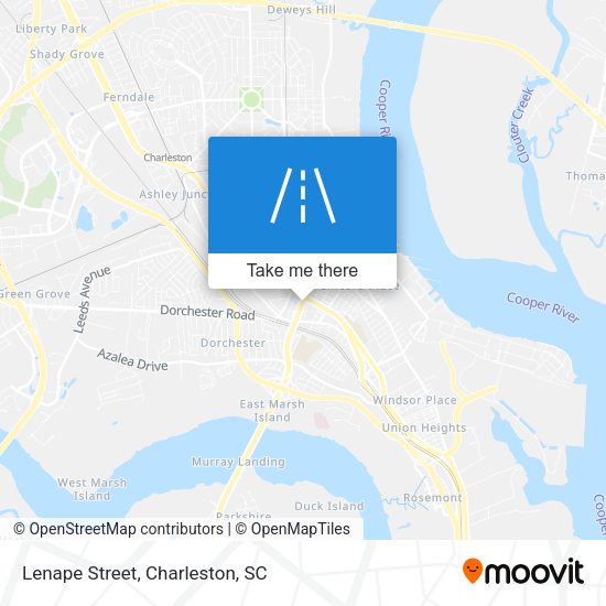 Mapa de Lenape Street