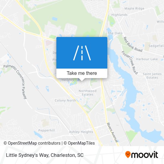 Little Sydney's Way map