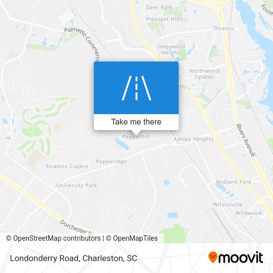Londonderry Road map