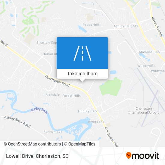 Mapa de Lowell Drive