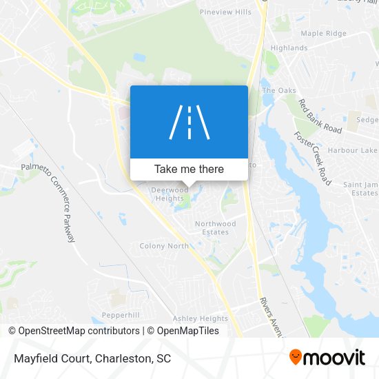 Mapa de Mayfield Court