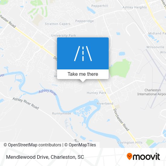 Mendlewood Drive map