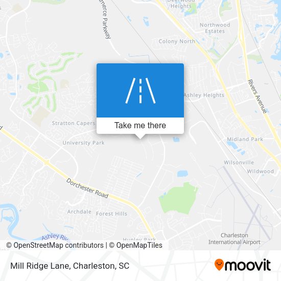 Mill Ridge Lane map